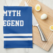 Het man mythe legende keukenhanddoekje voor mannen theedoek (Quarter Fold)