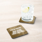 Het man mythe legende kurk onderzetter set | Perso (Rechterzijde)