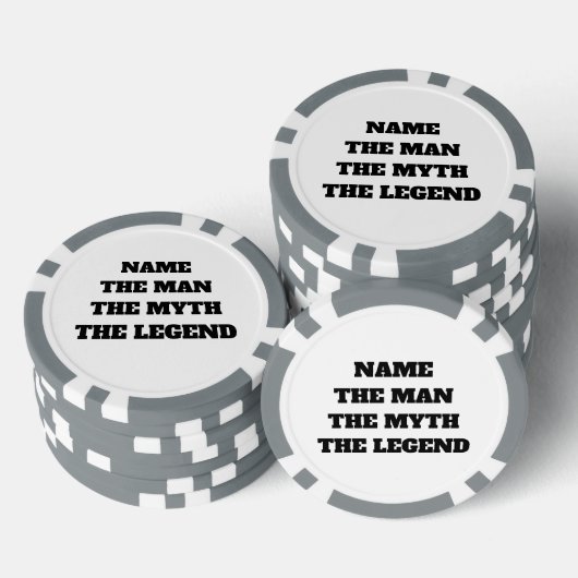 Het man mythe legende poker chip golfbal marker (Opstapeling)