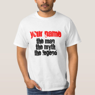 Het man mythe legende shirt voor mannen Personal