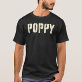 Het Man Poppy Rocks Opa Rockstar Myth Legend H T-shirt (Voorkant)