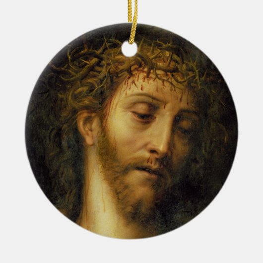 Het Man Sorrows Keramisch Ornament (Voorkant)