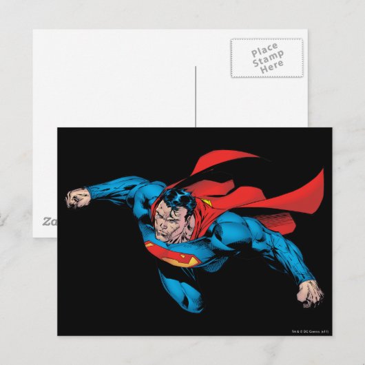 Het Man Staalstripstijl Briefkaart (Voorkant / Achterkant)