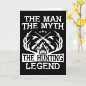 Het Man The Myth the Hunting Legend - Camp Kaart (Gele Bloem)