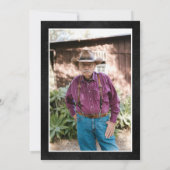 Het Man The Myth The Legend 100th Birthday Foto Kaart (Achterkant)