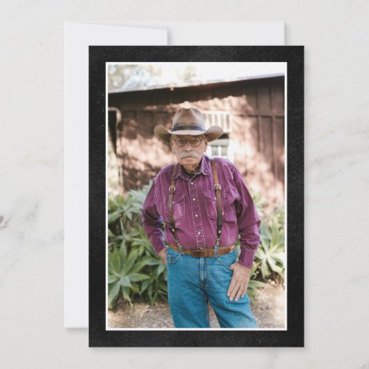 Het Man The Myth The Legend 100th Birthday Foto Kaart (Achterkant)