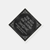 Het Man The Myth The Legend 50th Birthday Black Servet (Hoek)