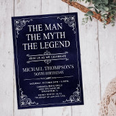 Het Man The Myth The Legend 50th Birthday Kaart