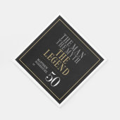 Het Man The Myth The Legend 50th Birthday Servet (Hoek)