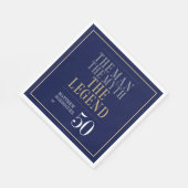 Het Man The Myth The Legend 50th Birthday Servet (Hoek)