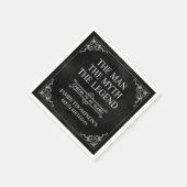 Het Man The Myth The Legend 60th Birthday Black Servet (Hoek)