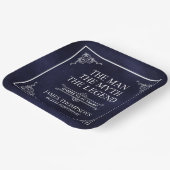 Het Man The Myth The Legend 60th Birthday Papieren Bordje (Gebogen)