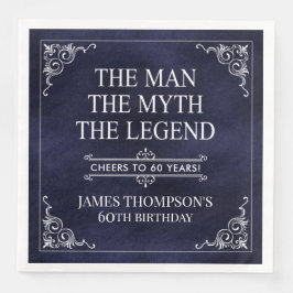 Het Man The Myth The Legend 60th Birthday Servet