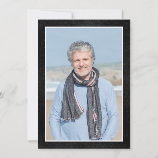 Het Man The Myth The Legend 65th Birthday Foto Kaart (Achterkant)