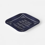 Het Man The Myth The Legend 70th Birthday Papieren Bordje (Gebogen)