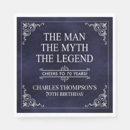 Het Man The Myth The Legend 70th Birthday Servet
