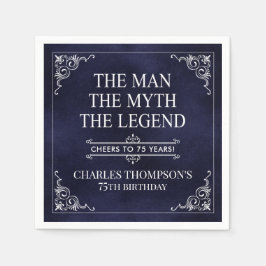 Het Man The Myth The Legend 75th Birthday Servet