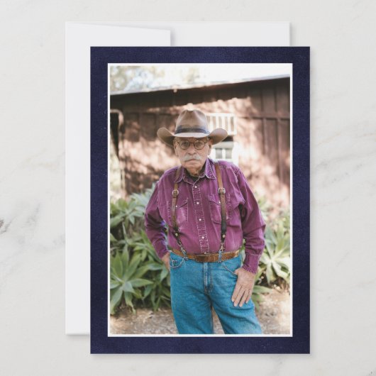 Het Man The Myth The Legend 80th Birthday Foto Kaart (Achterkant)