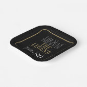 Het Man The Myth The Legend 80th Birthday Papieren Bordje (Gebogen)