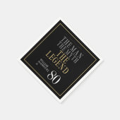 Het Man The Myth The Legend 80th Birthday Servet (Hoek)