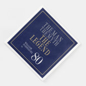 Het Man The Myth The Legend 80th Birthday Servet (Hoek)