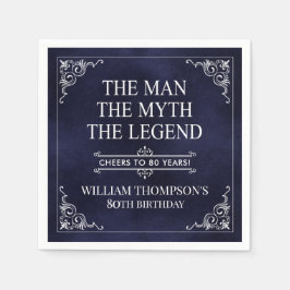 Het Man The Myth The Legend 80th Birthday Servet