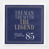 Het Man The Myth The Legend 85th Birthday Servet (Voorkant)