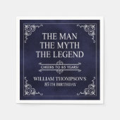 Het Man The Myth The Legend 85th Birthday Servet (Voorkant)