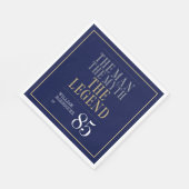 Het Man The Myth The Legend 85th Birthday Servet (Hoek)