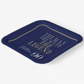 Het Man The Myth The Legend 90th Birthday Papieren Bordje (Gebogen)