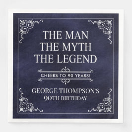 Het Man The Myth The Legend 90th Birthday Servet