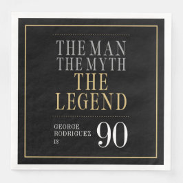 Het Man The Myth The Legend 90th Birthday Servet