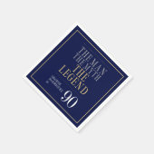 Het Man The Myth The Legend 90th Birthday Servet (Hoek)