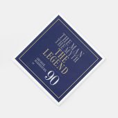 Het Man The Myth The Legend 90th Birthday Servet (Hoek)