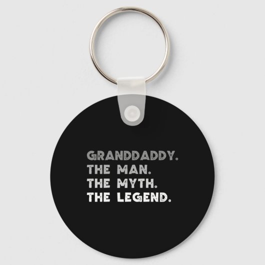 Het Man The Myth The Legend Cool Grand-daddy Sleutelhanger (Voorkant)