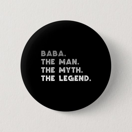 Het Man The Myth The Legend Cool Ronde Button 5,7 Cm (Voorkant)