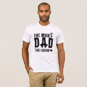 Het Man The Myth The Legend DAD Cool Vaderdag T-shirt (Voorkant volledig)