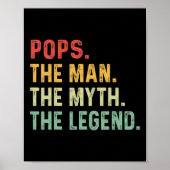 Het Man The Myth The Legend Fathers Day Cadeau 1 Poster (Voorkant)