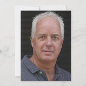 Het Man The Myth The Legend Foto 70e verjaardag Kaart (Achterkant)