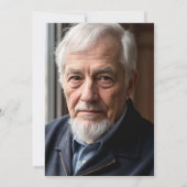 Het Man The Myth The Legend Foto 90e verjaardag Kaart (Achterkant)