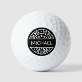 Het Man The Myth The Legend Funny Custom Name Golfballen (Voorkant)