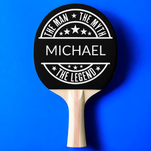 Het Man The Myth The Legend Funny Custom Name Tafeltennisbatje