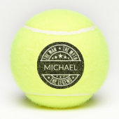 Het Man The Myth The Legend Funny Custom Name Tennisballen (Achterkant)