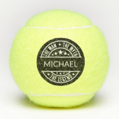 Het Man The Myth The Legend Funny Custom Name Tennisballen (Voorkant)