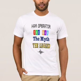Het Man, The Myth, The Legend Ham Operator T-shirt