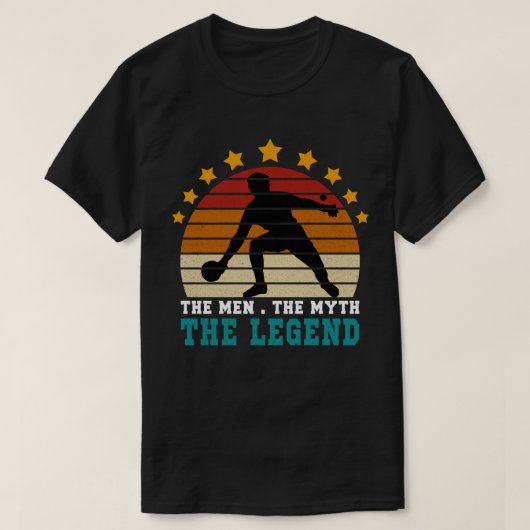Het Man The Myth The Legend Ping Pong T-shirt (Design voorkant)