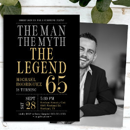 Het Man The Myth The Legend Surprise 65th Birthday Kaart
