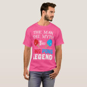 Het Man The Myth The Ping Pong Legend Funny Ping P T-shirt (Voorkant volledig)