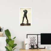 Het Man van 1877 (brons) Poster (Thuiskantoor)