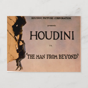 Het Man van Beyond (Houdini film, 1922) Briefkaart